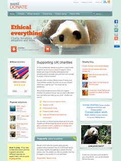 Want2Donate - Online Charity Donations